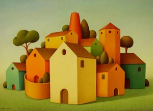 Paesaggio (olio su tela) 40x60 cm