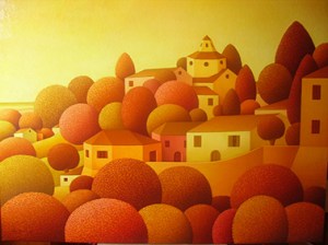 Paesaggio (olio su tela) 90x120 cm