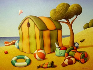 Il mare dei ricordi (olio su tela) 40x50 cm