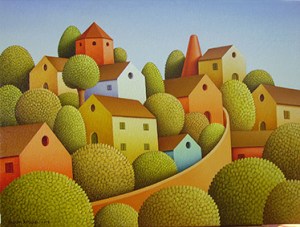 Paesaggio (olio su tela) 30x40 cm